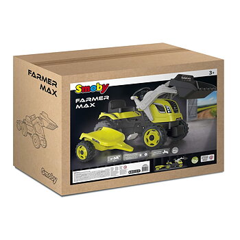 Pedaltraktor Smoby Grön