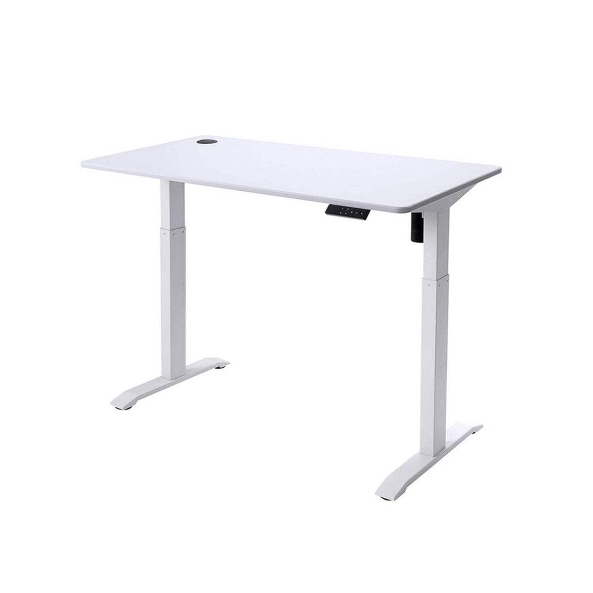 Skrivbord Urban Factory EED25UF Vit Rostfritt stål 118 x 60 cm - 4