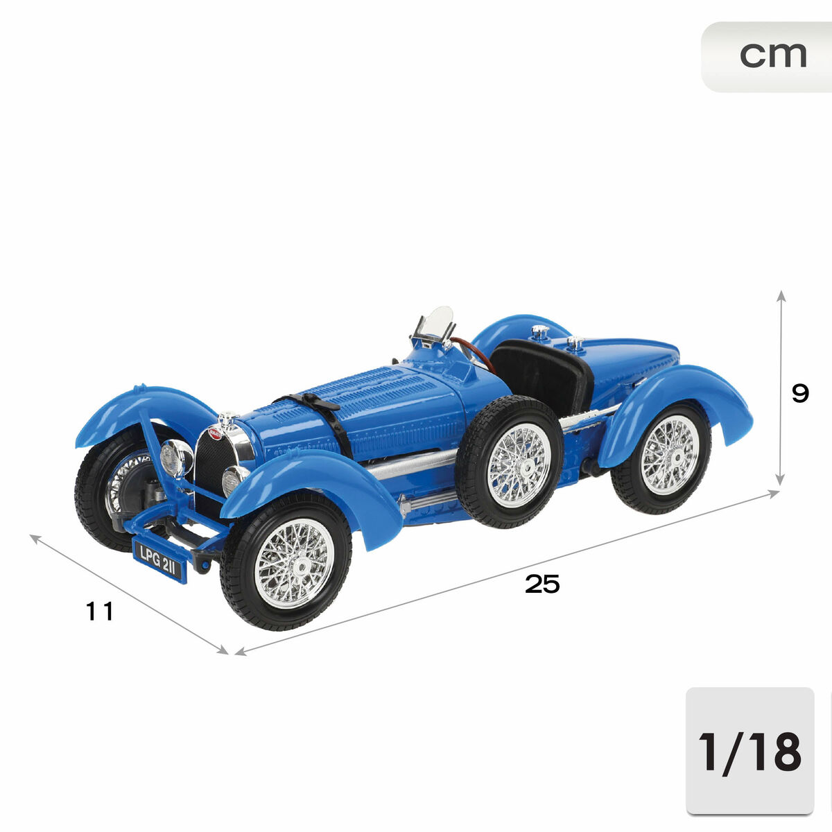 Bil Bburago GT Bugatti Type 59 1:18 - 4