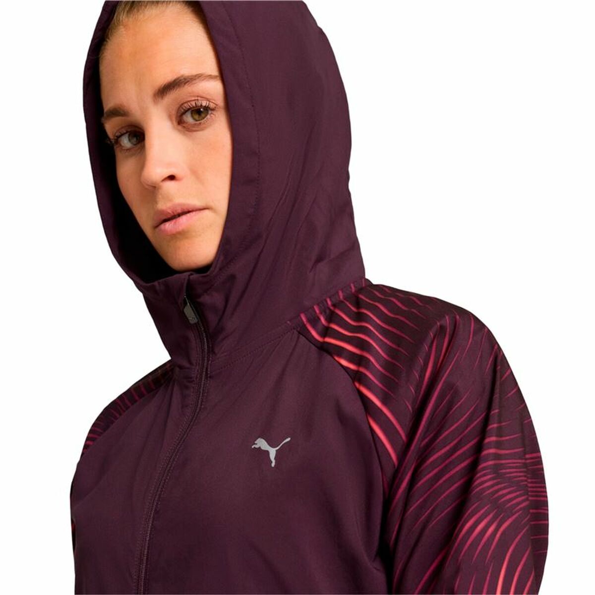 Sportjacka, Dam Puma Run Favorite Aop Woven - 3