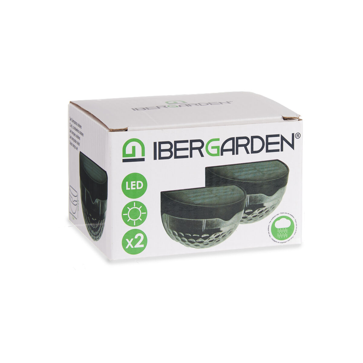 Solcellslampa Ibergarden Svart 5 x 65 x 9 cm - 2