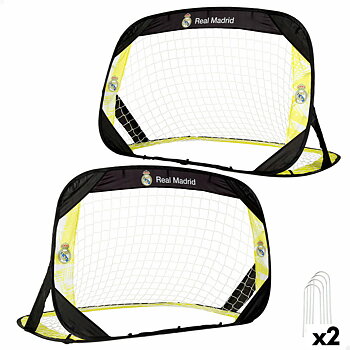 Fotbollsmål Real Madrid C.F. 120 x 80 x 80 cm (2 antal)