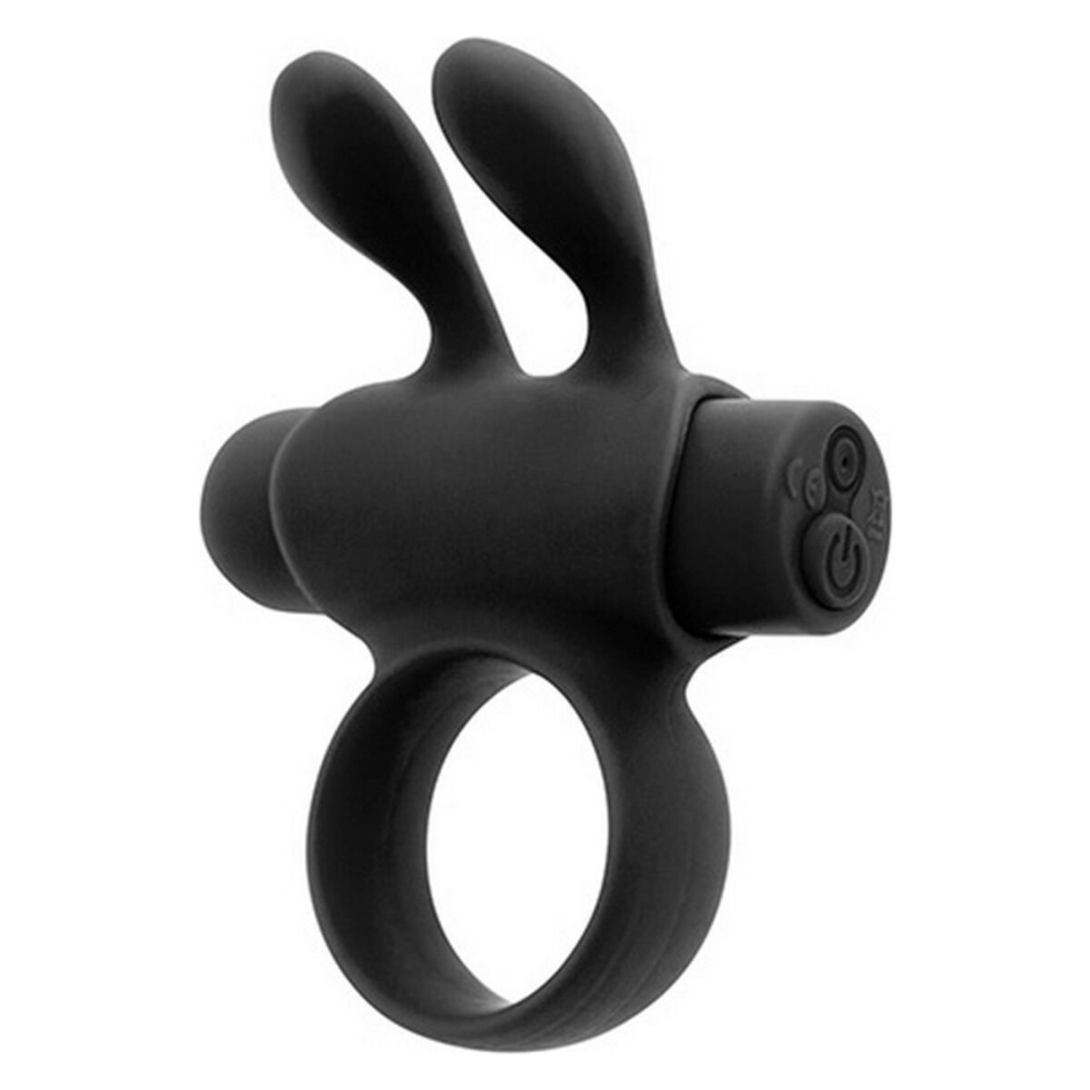 Penisring S Pleasures Rabbit Svart - 3