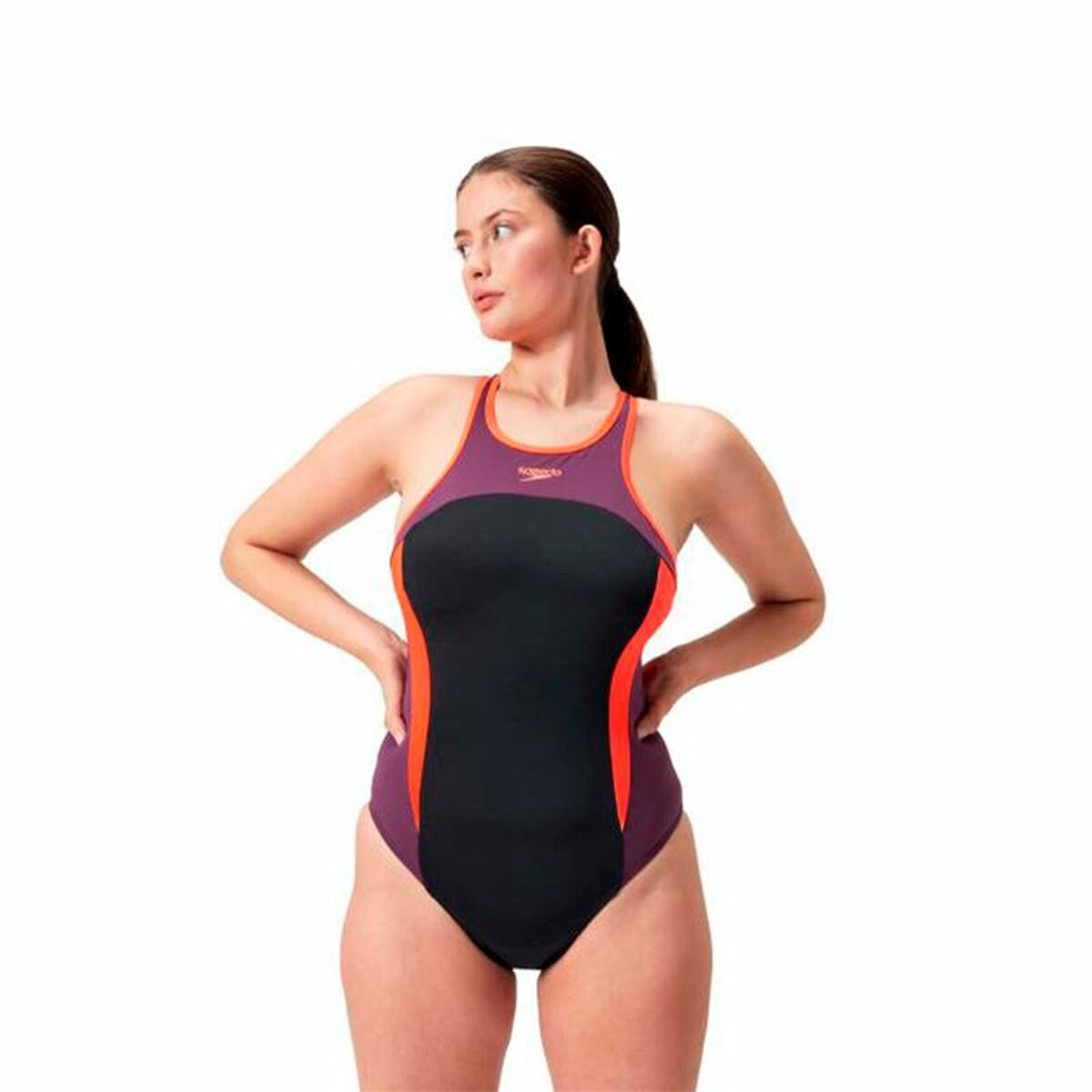 Baddräkt Dam Speedo Splice Cross - 3