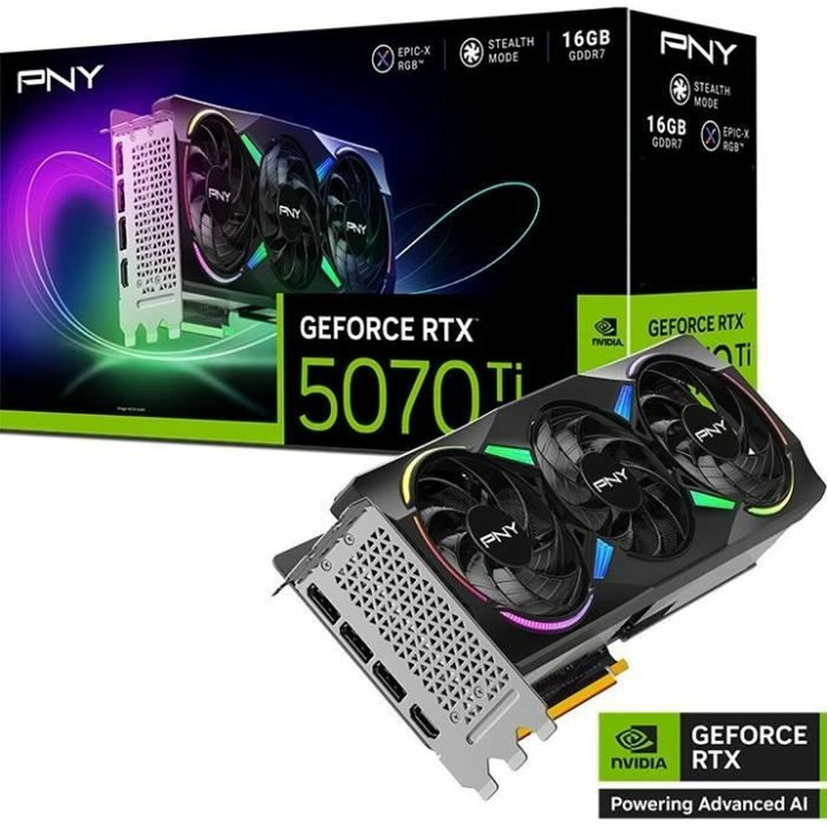 Grafikkort PNY nvidia geforce rtx 5070 ti 16 GB - 2