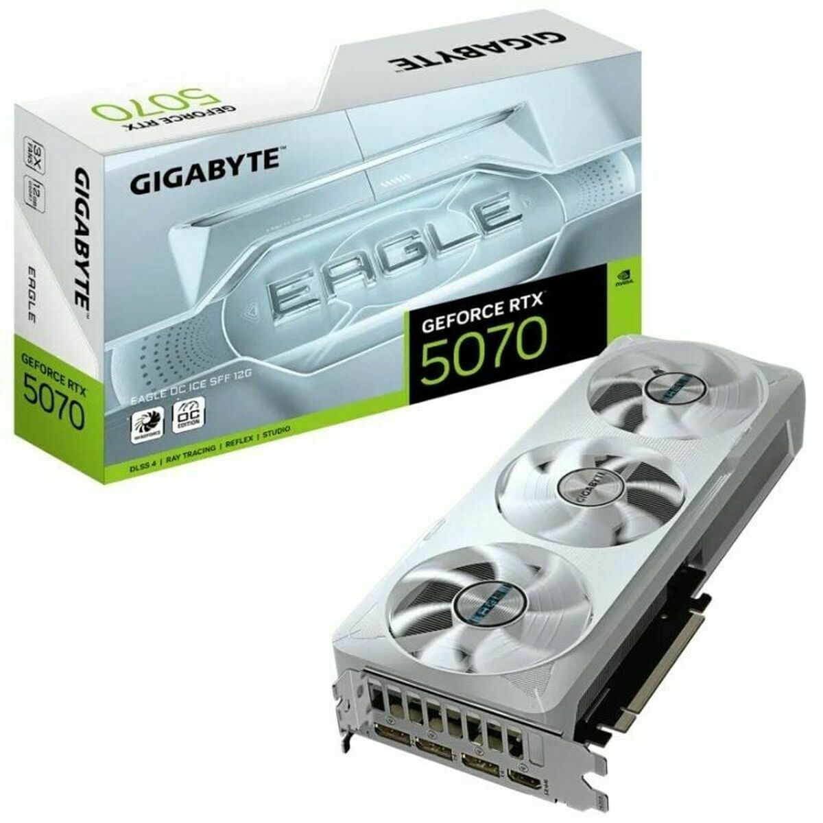 Grafikkort Gigabyte GV-N5070EAGLEOC ICE-12GD nvidia geforce rtx 5070 12 GB GDDR6 GDDR7