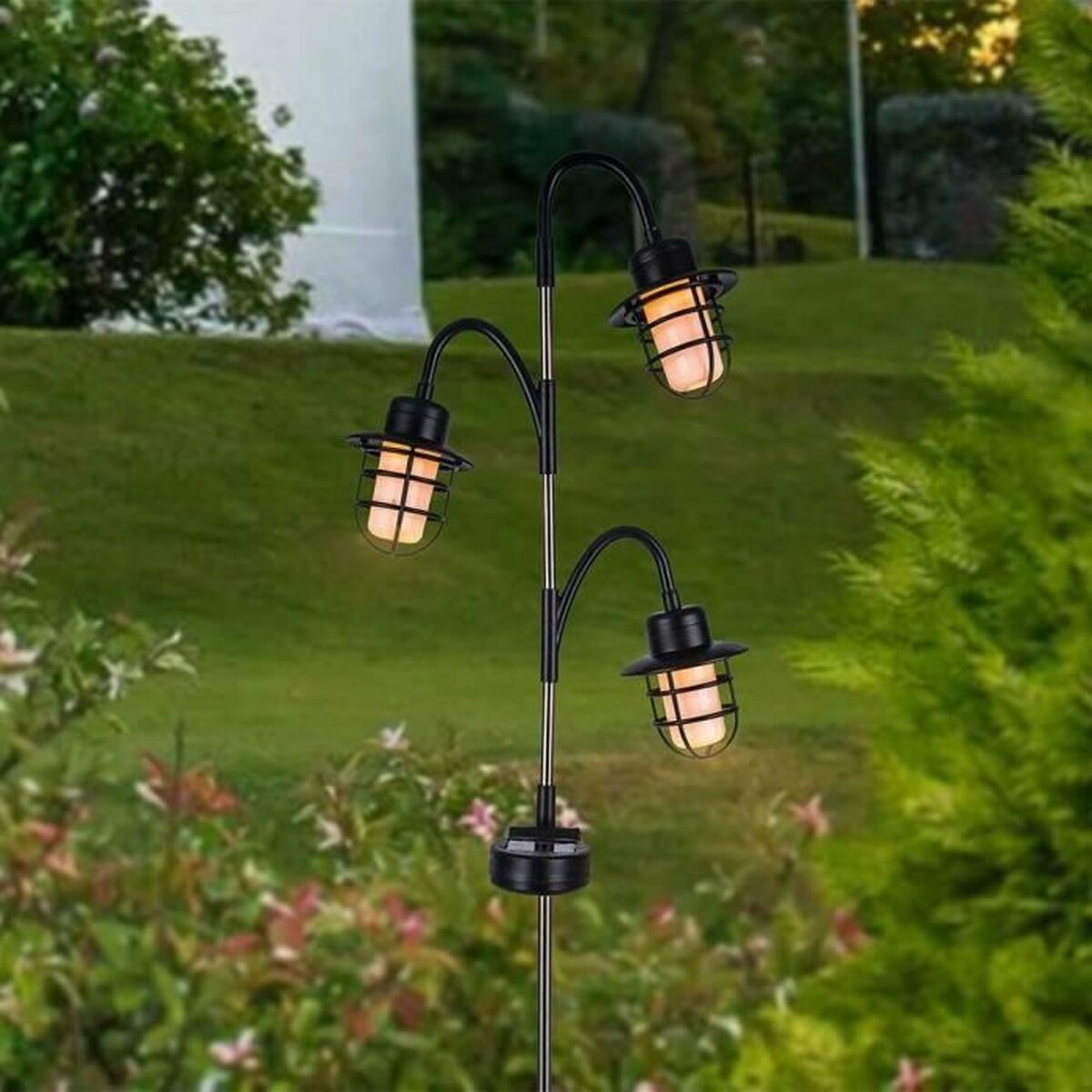 Solcellslampa Lumisky BERRY SPIKE Svart - 3