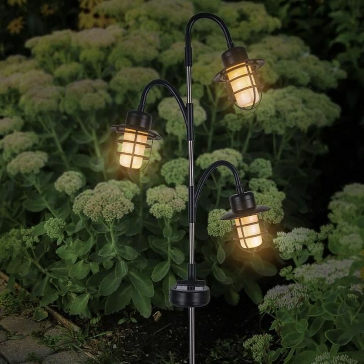 Solcellslampa Lumisky BERRY SPIKE Svart - 2
