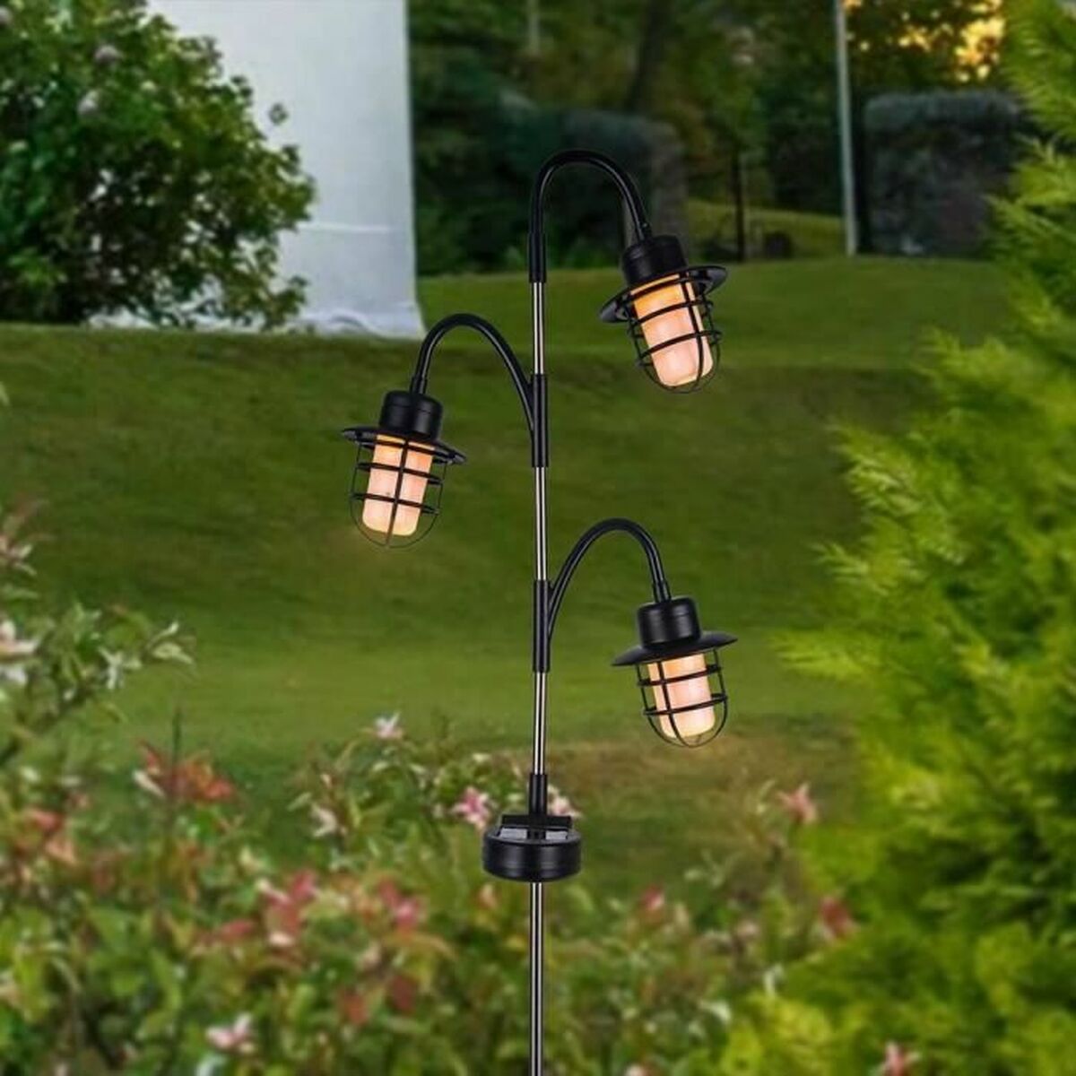 Solcellslampa Lumisky BERRY SPIKE Svart - 4