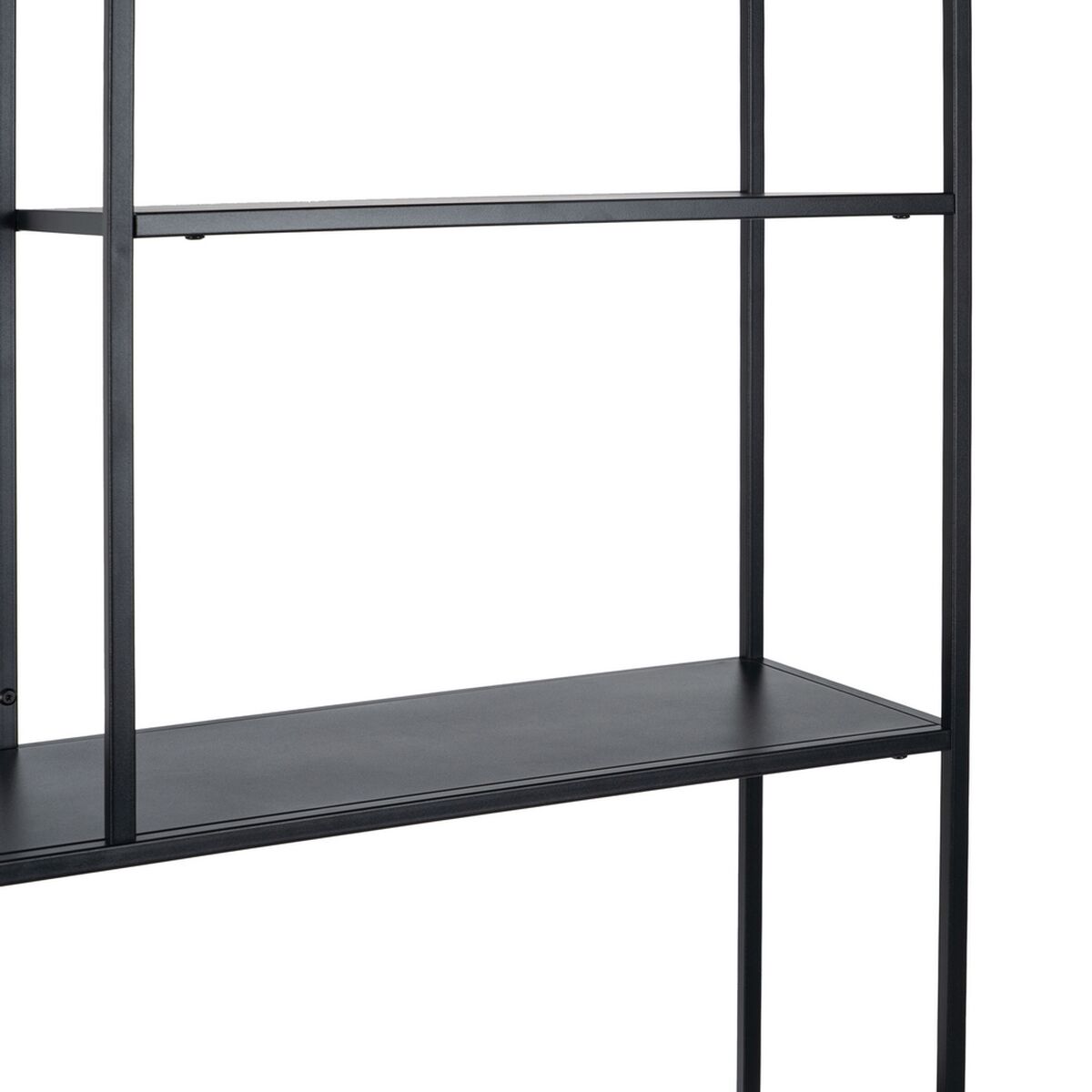 Bokhylla 90 x 30 x 188 cm Svart Stål - 4