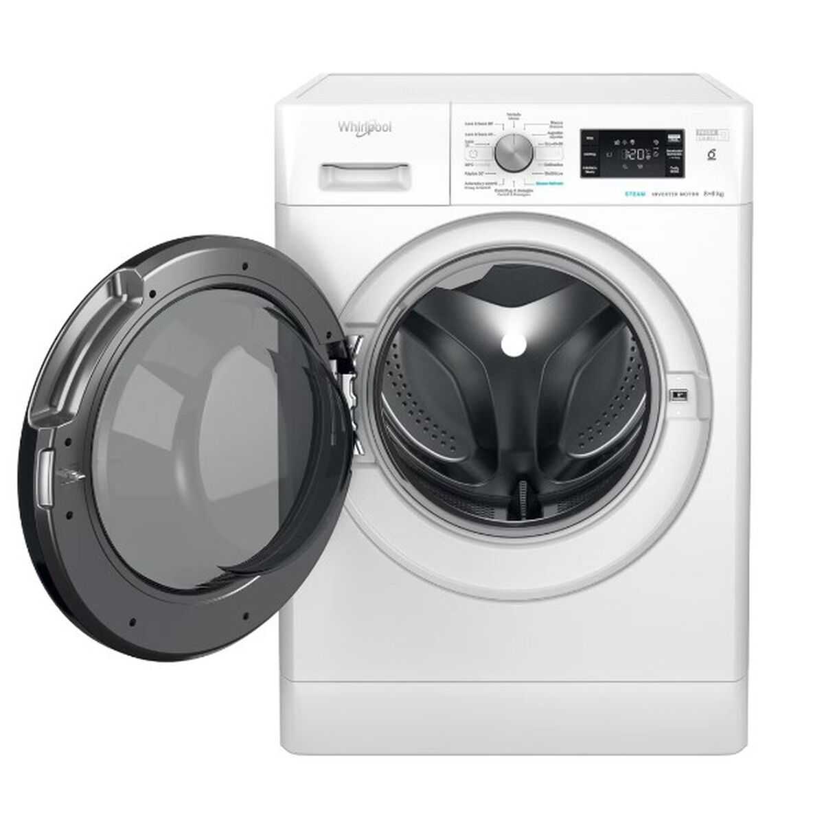 Washer - Dryer Whirlpool Corporation FFWDB864369BV 1400 rpm 8 kg 59,5 cm - 7