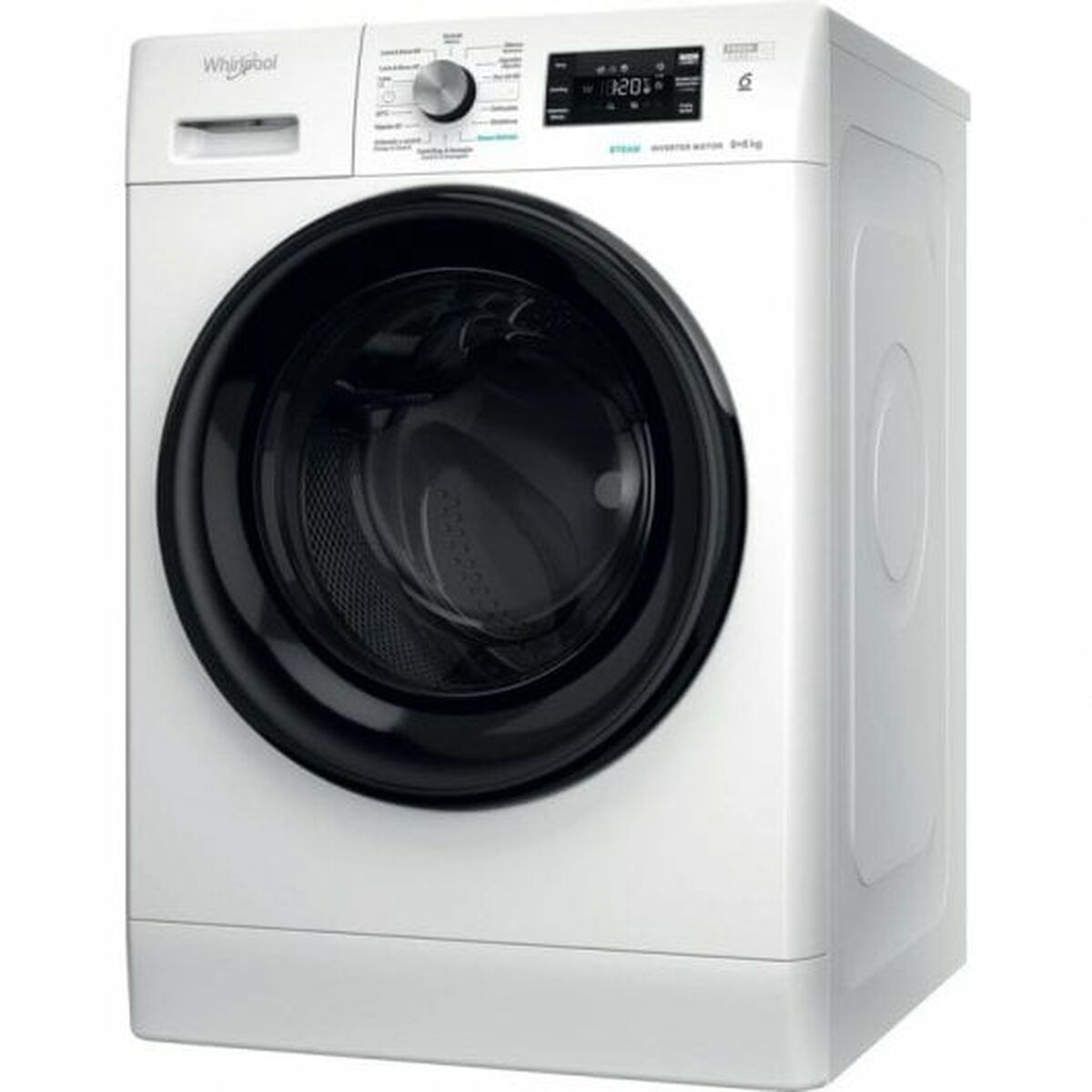 Washer - Dryer Whirlpool Corporation FFWDB864369BV 1400 rpm 8 kg 59,5 cm - 2