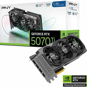 Grafikkort PNY VCG5070T16TFXPB1-O nvidia geforce rtx 5070 ti 16 GB