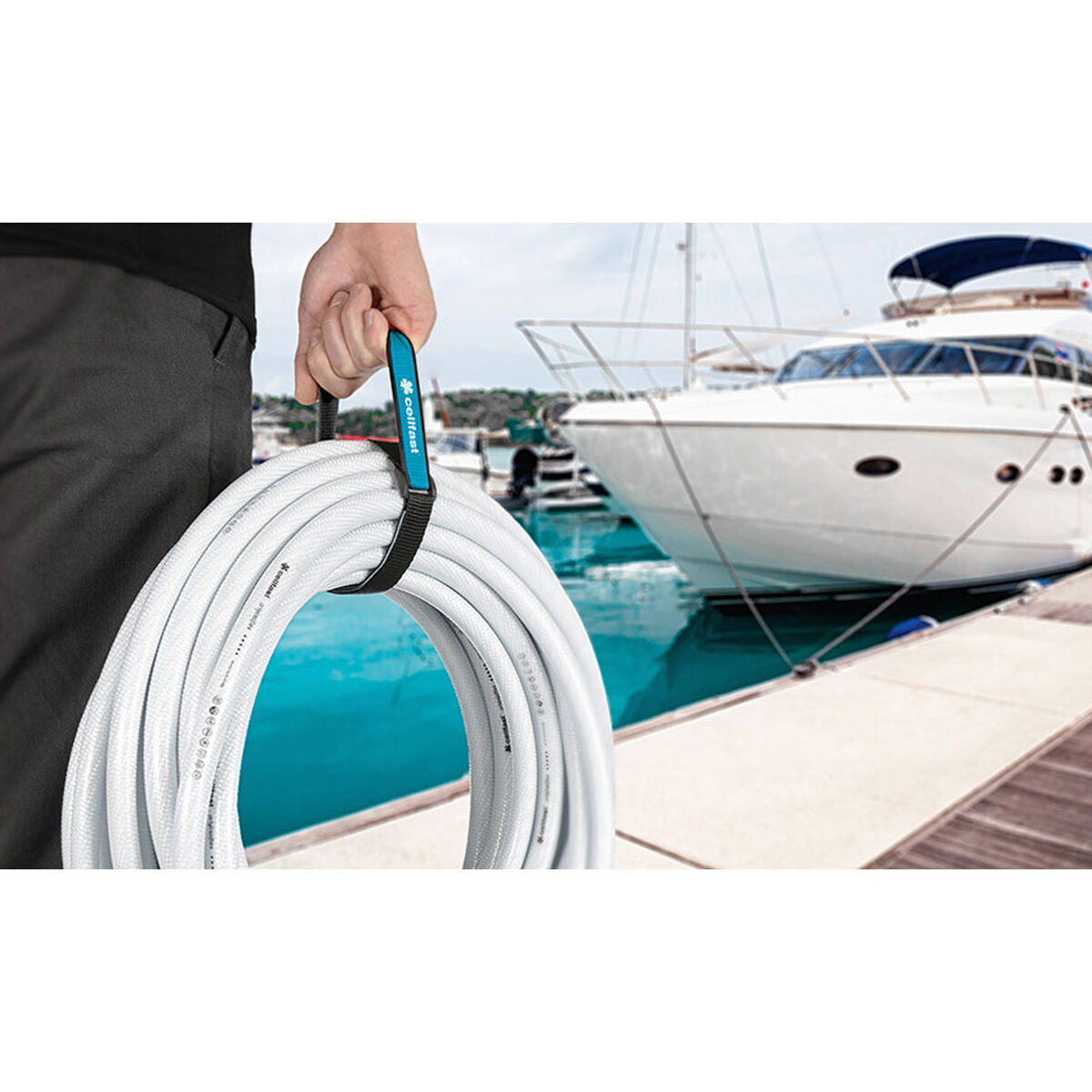 Slang med tillbehörssats Cellfast Yacht PVC 20 m Ø 12,5 mm Utdragbar - 4