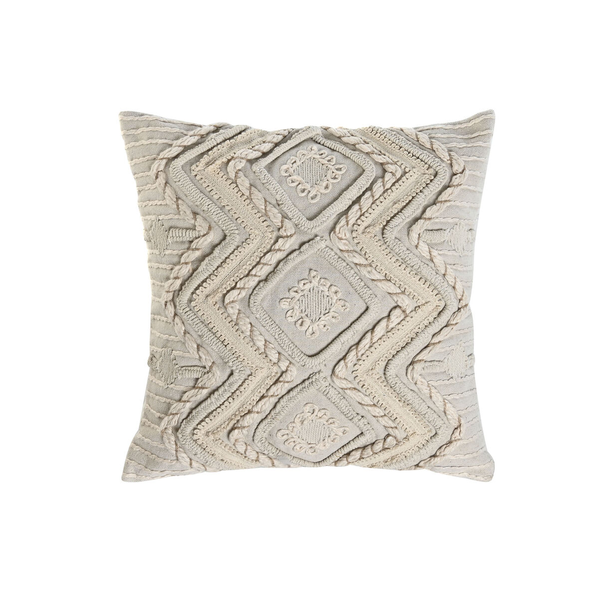 Kudde Home ESPRIT Vit Boho 45 x 45 cm