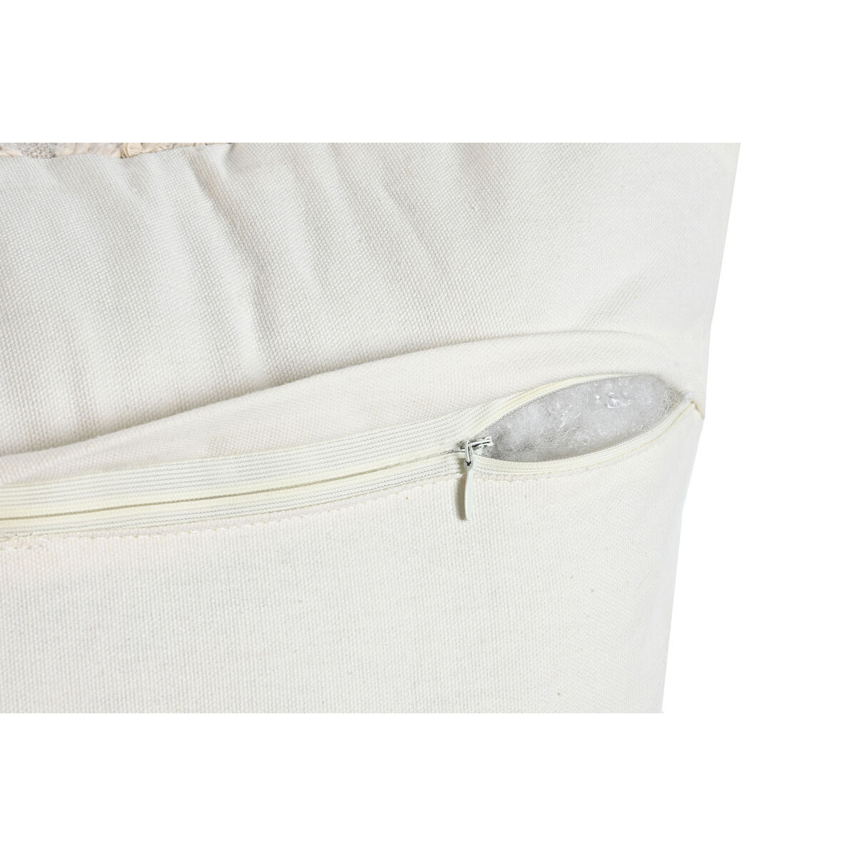 Kudde Home ESPRIT Vit Boho 45 x 45 cm - 3