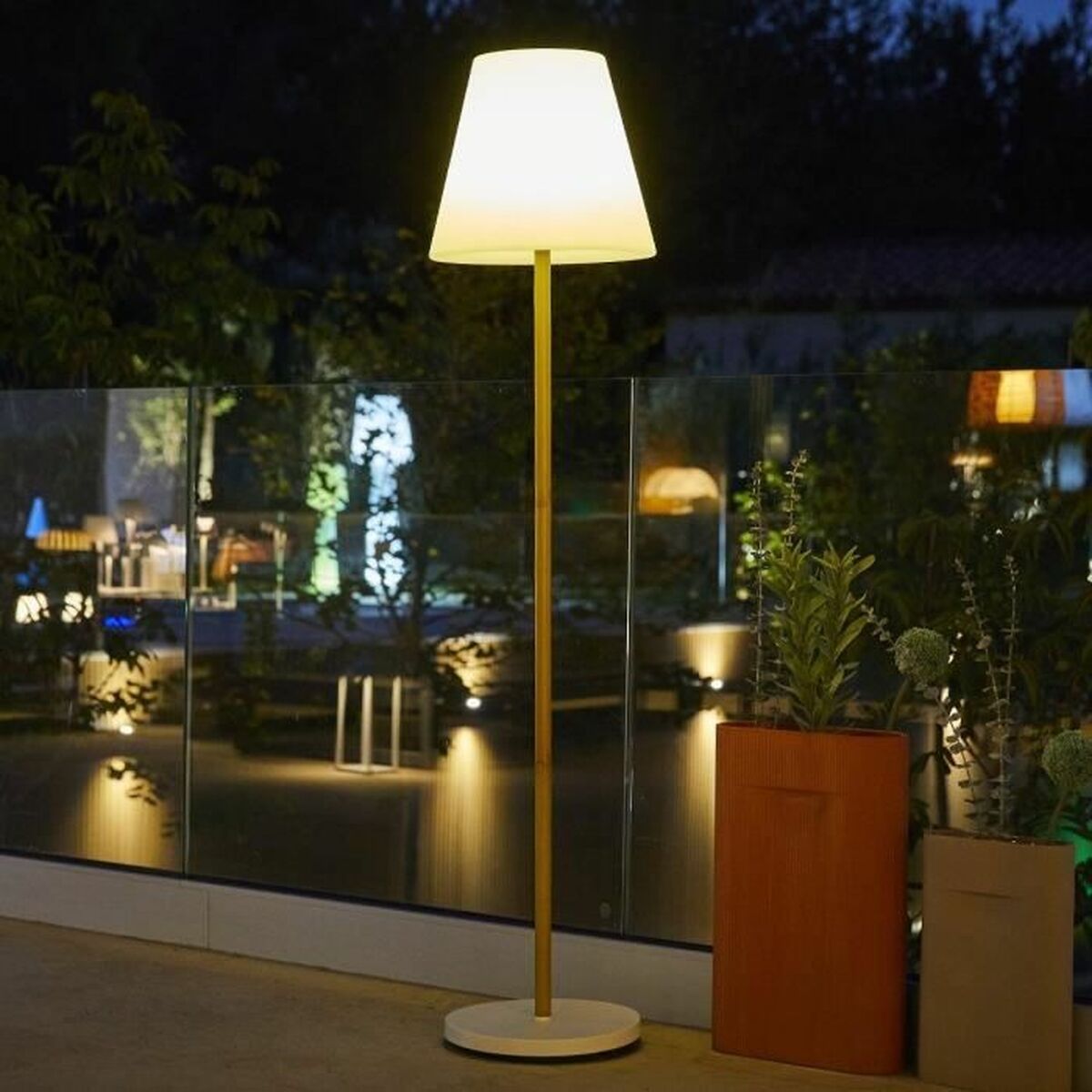 Solcellslampa Lumisky Standy Mini Wood - 6