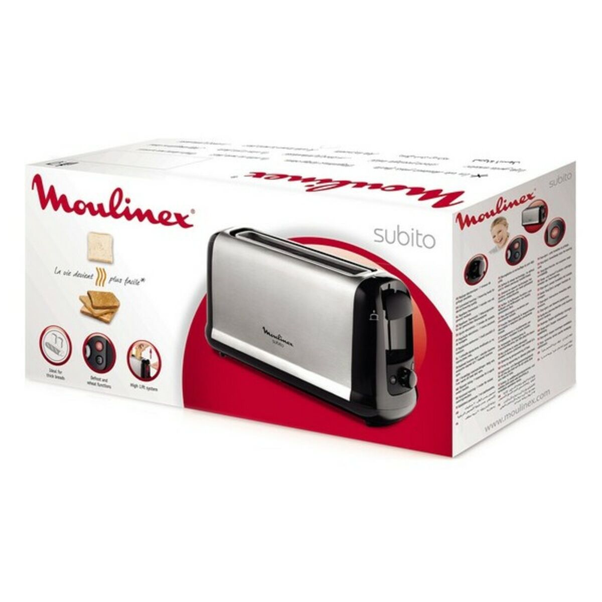 Brödrost Moulinex LS260800 1000W Svart 1000 W - 4
