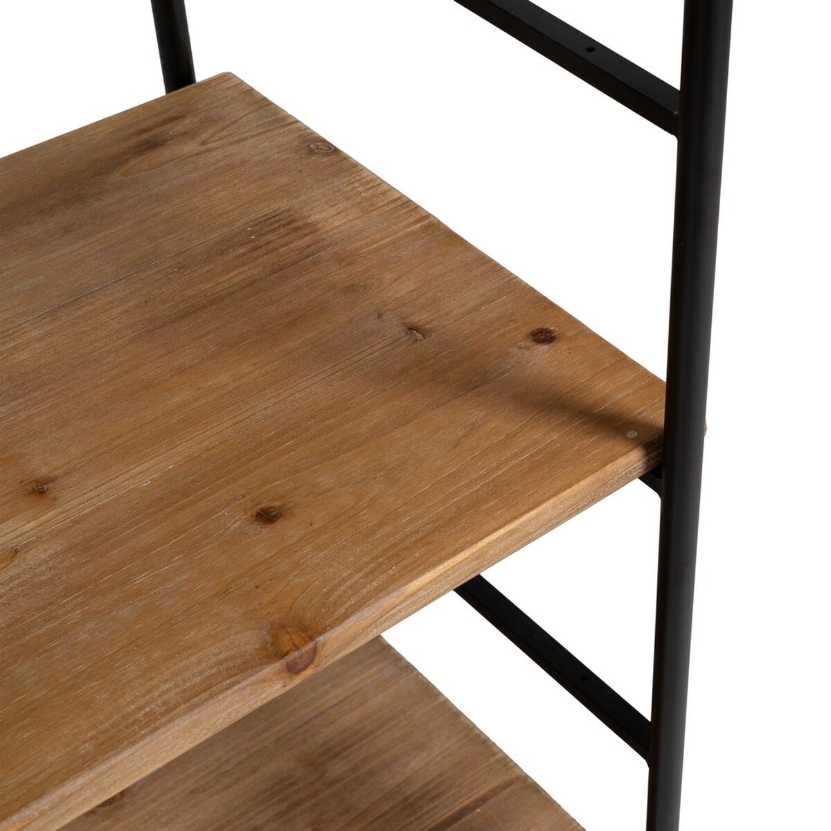 Bokhylla Svart Beige Järn Granträ 64 x 44 x 220 cm - 6