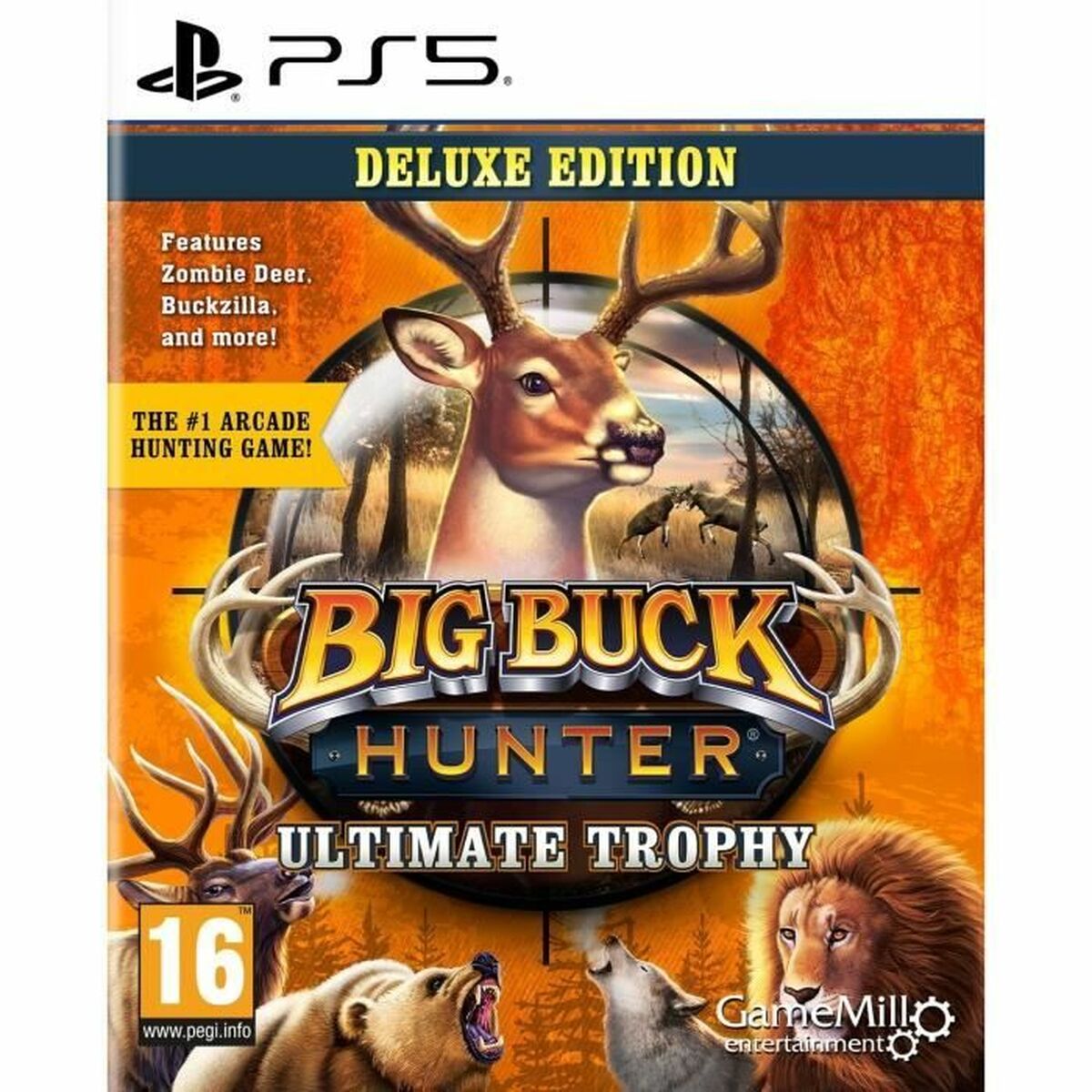 PlayStation 5 Videospel Just For Games Big Buck Hunter Ultimate Trophy Deluxe Edition
