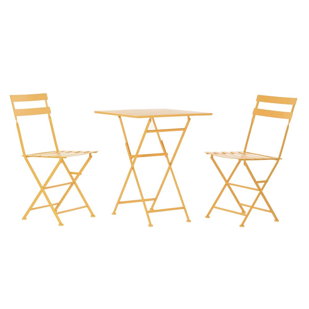 Bordsgrupp med 2 stolar DKD Home Decor 87 cm 60 x 60 x 75 cm