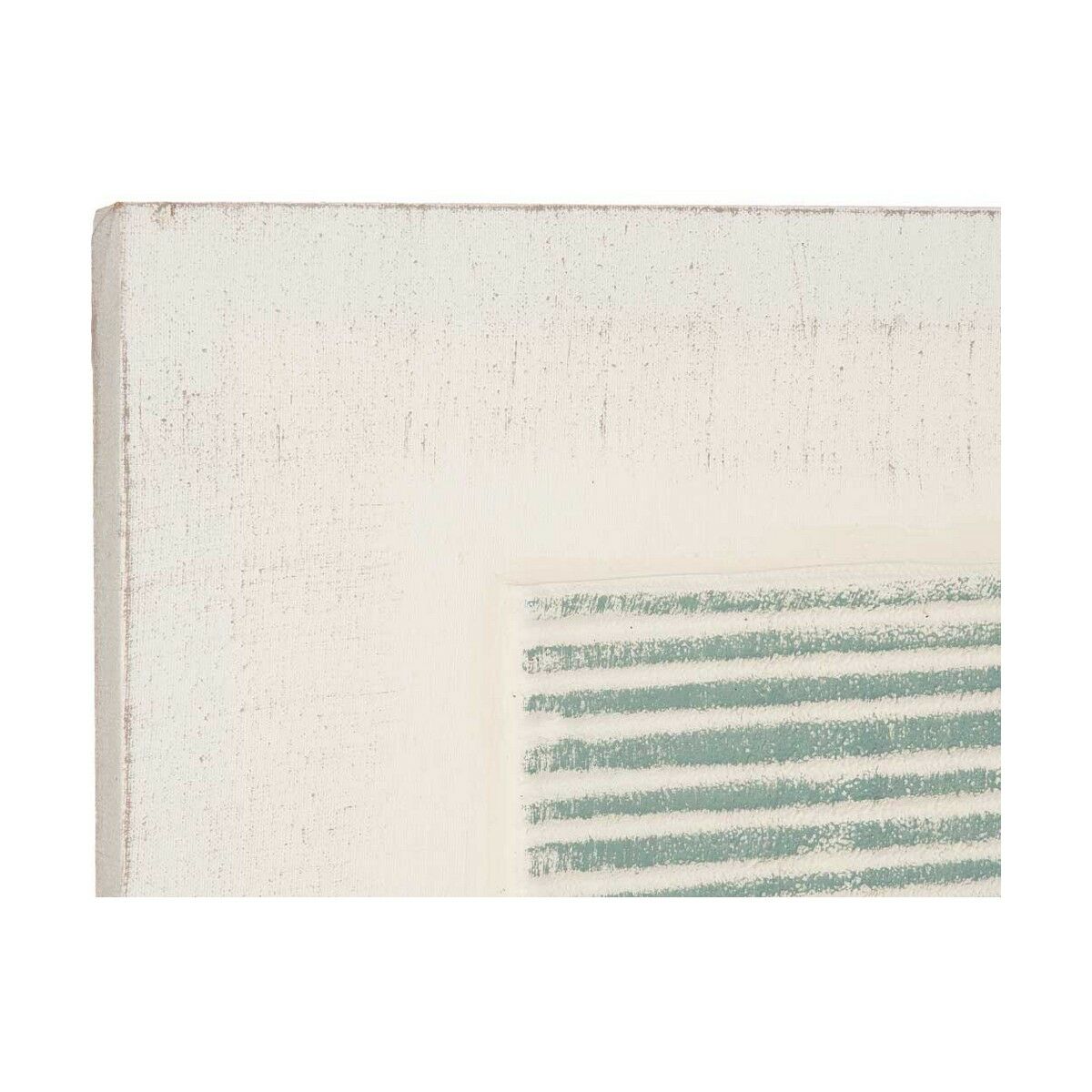 Kanvas Gift Decor Blå Vit Ränder Med relief 110 x 60 x 2,5 cm (2 antal) - 6