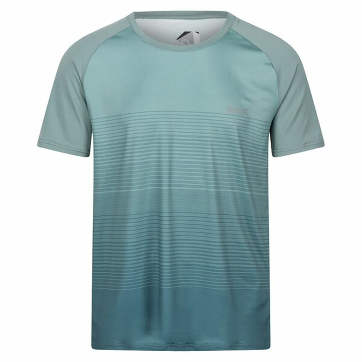 T-shirt med kortärm Herr Regatta Pinmor Aquamarine