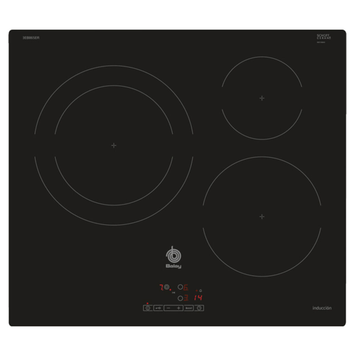 Induktionshäll Balay 3EB865ERS 60 cm 59,2 cm 60 cm