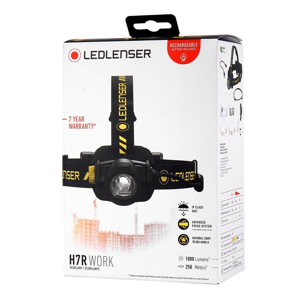 LED-lampa för huvudet Ledlenser 502195 Svart 1000 Lm - 2