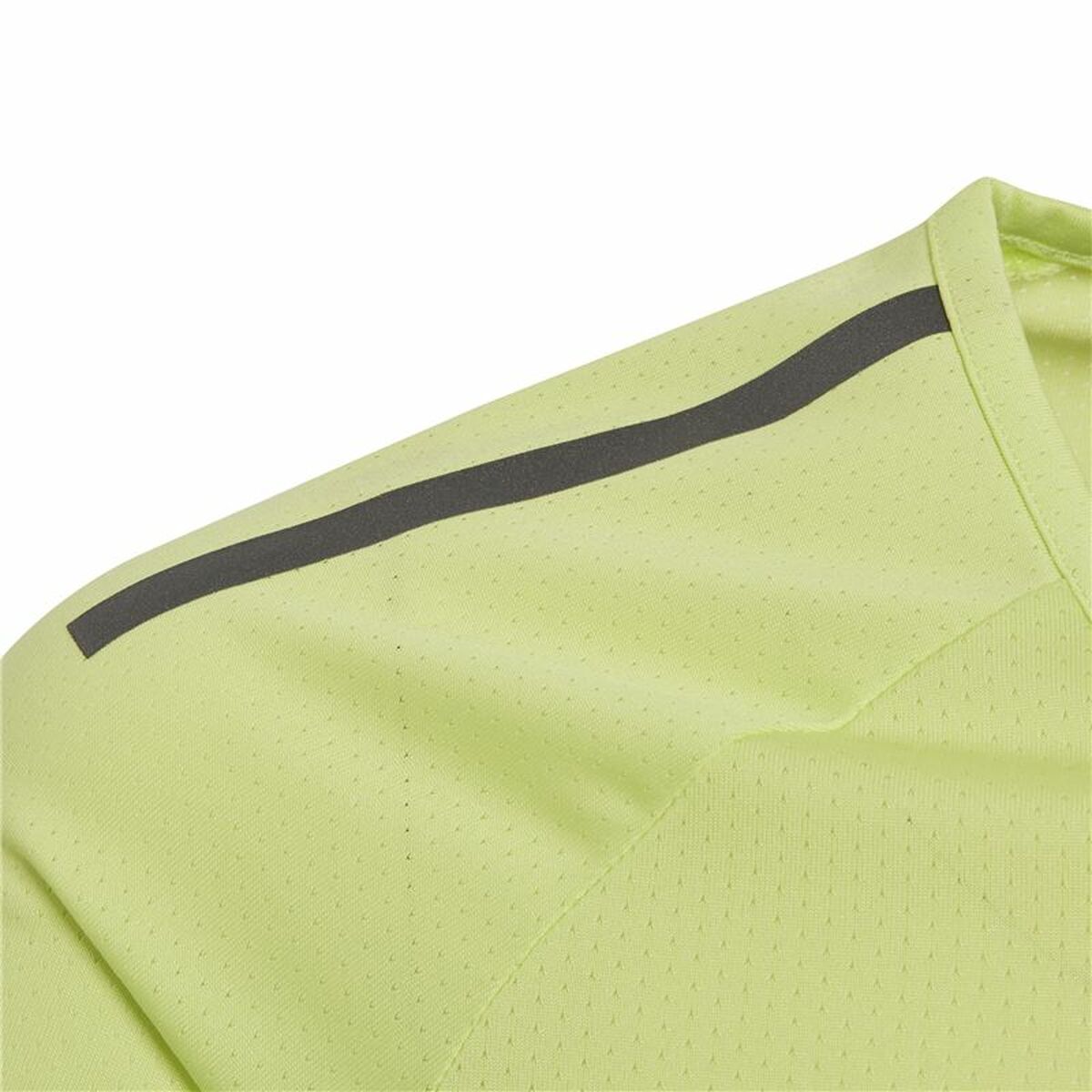 Barn T-shirt med kortärm Adidas Training Cool tee Limegrön - 2