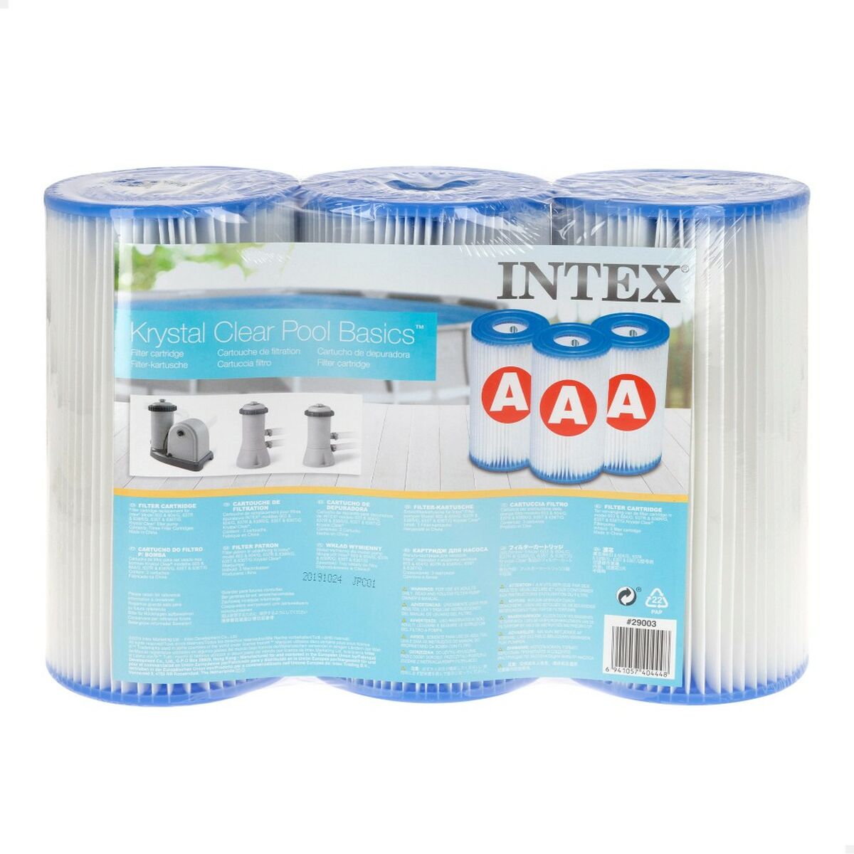 Reservpatroner Intex Typ A (3 antal) (6 antal) - 6