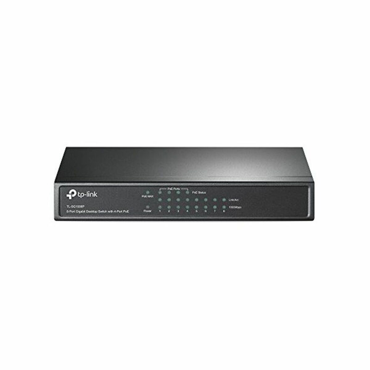 Skrivbords omkopplare TP-Link TL-SG1008P Svart