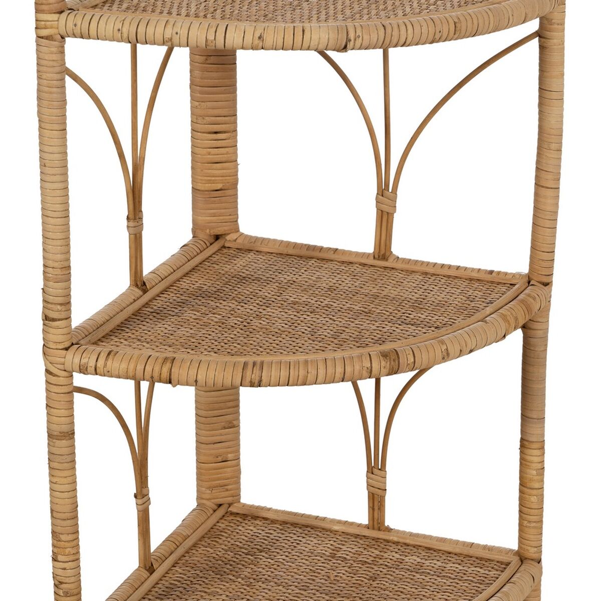 Bokhylla Beige Rattan 45 x 33,5 x 90 cm - 5