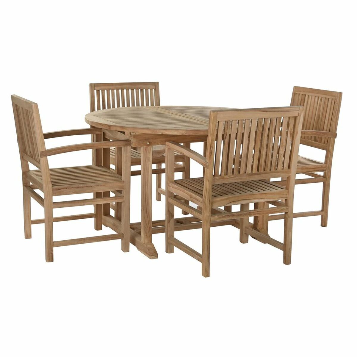 Bordsgrupp med 4 stolar DKD Home Decor 75 cm 120 x 120 x 75 cm - 6