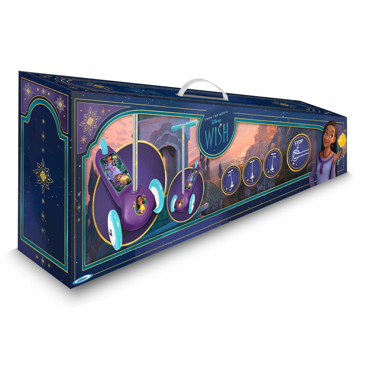 Sparkcykel Disney Purpur wish - 3