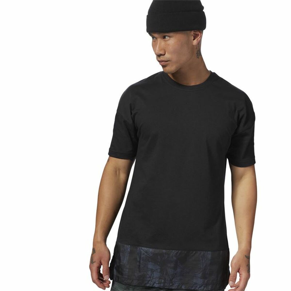 T-shirt med kortärm Herr Reebok Svart - 3