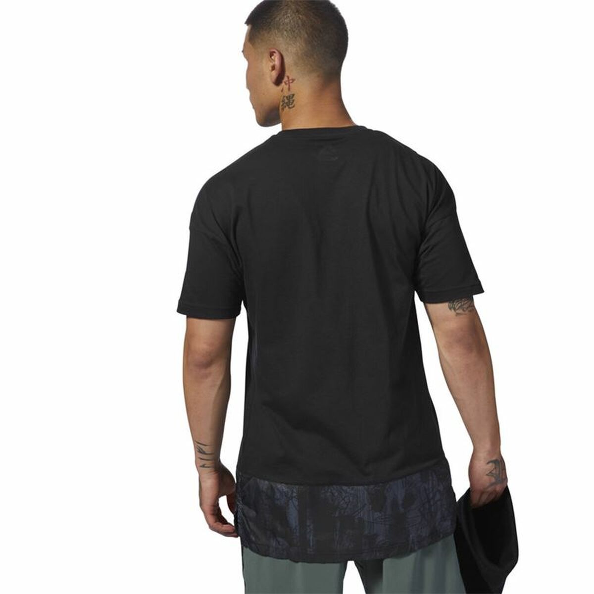 T-shirt med kortärm Herr Reebok Svart - 4