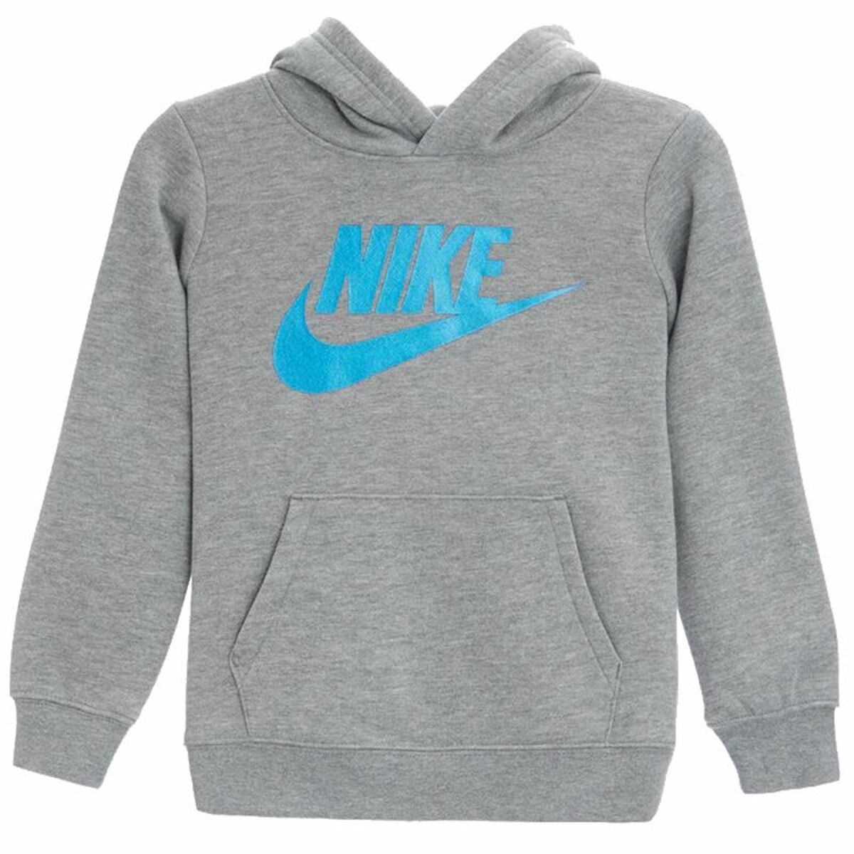 Tröja utan huva Barn Nike Metallic HBR Gifting Grå - 3
