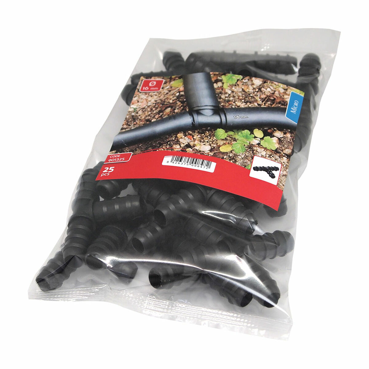 Dodatki Aqua Control 901325 16 mm T-formad - 2