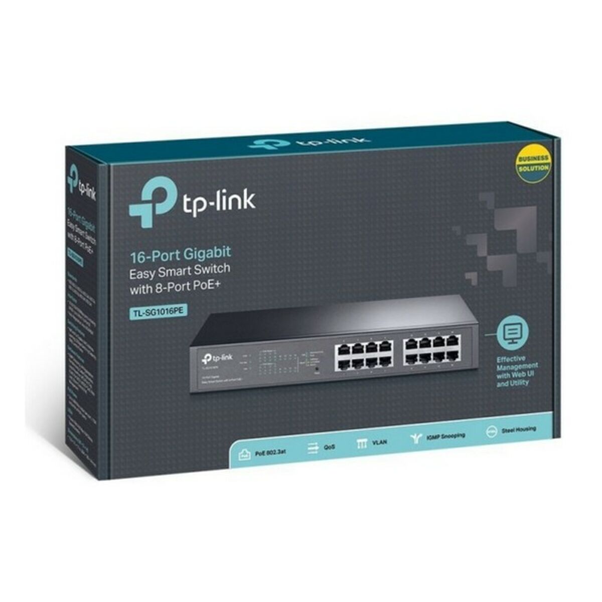 Kopplingsskåp TP-Link TL-SG1016PE          16 x RJ45 - 3