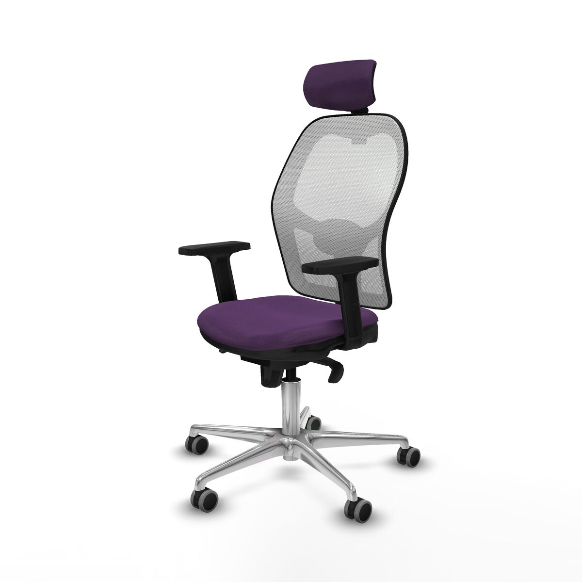 Kontorsstol med nackstöd Piqueras y Crespo 2D086G2 Purpur - 2