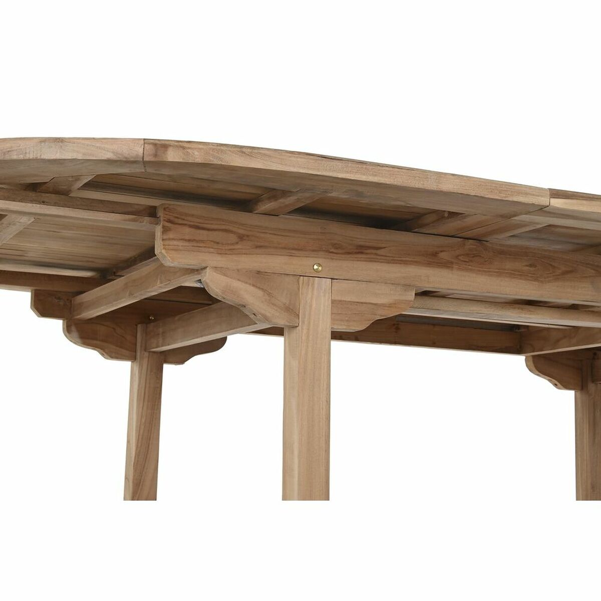 Matsalsbord DKD Home Decor Brun Utdragbar Teak (180 x 120 x 75 cm) - 11