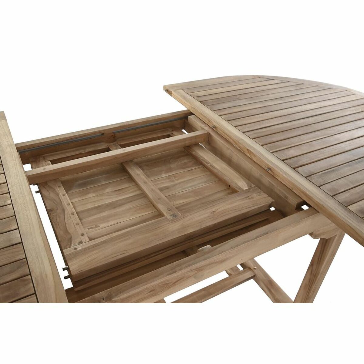 Matsalsbord DKD Home Decor Brun Utdragbar Teak (180 x 120 x 75 cm) - 13