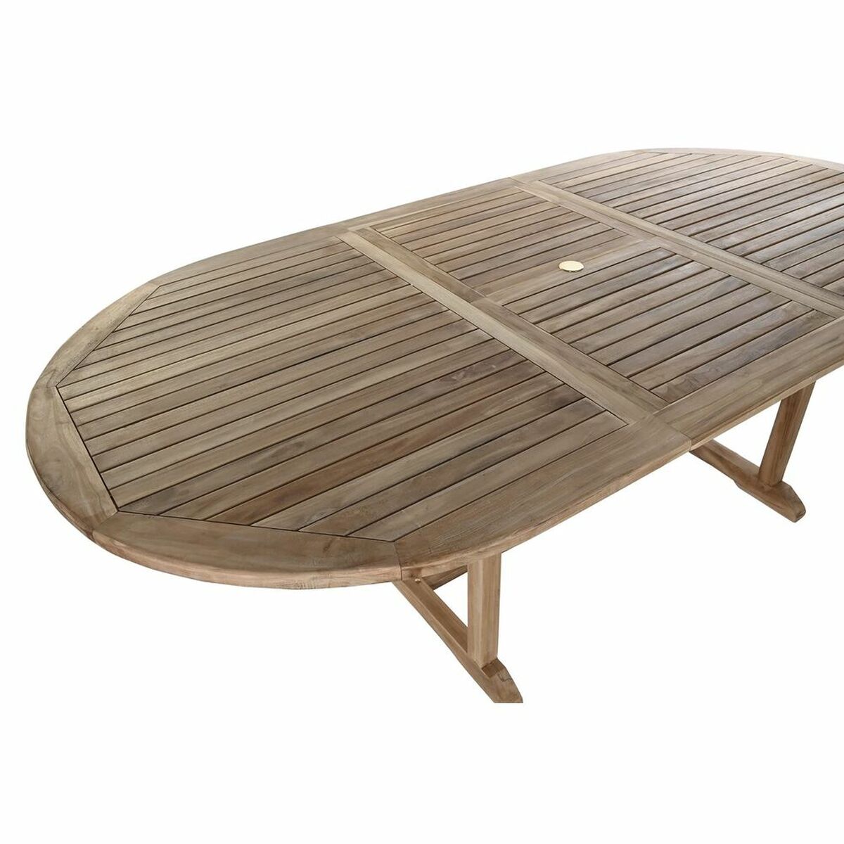 Matsalsbord DKD Home Decor Brun Utdragbar Teak (180 x 120 x 75 cm) - 9