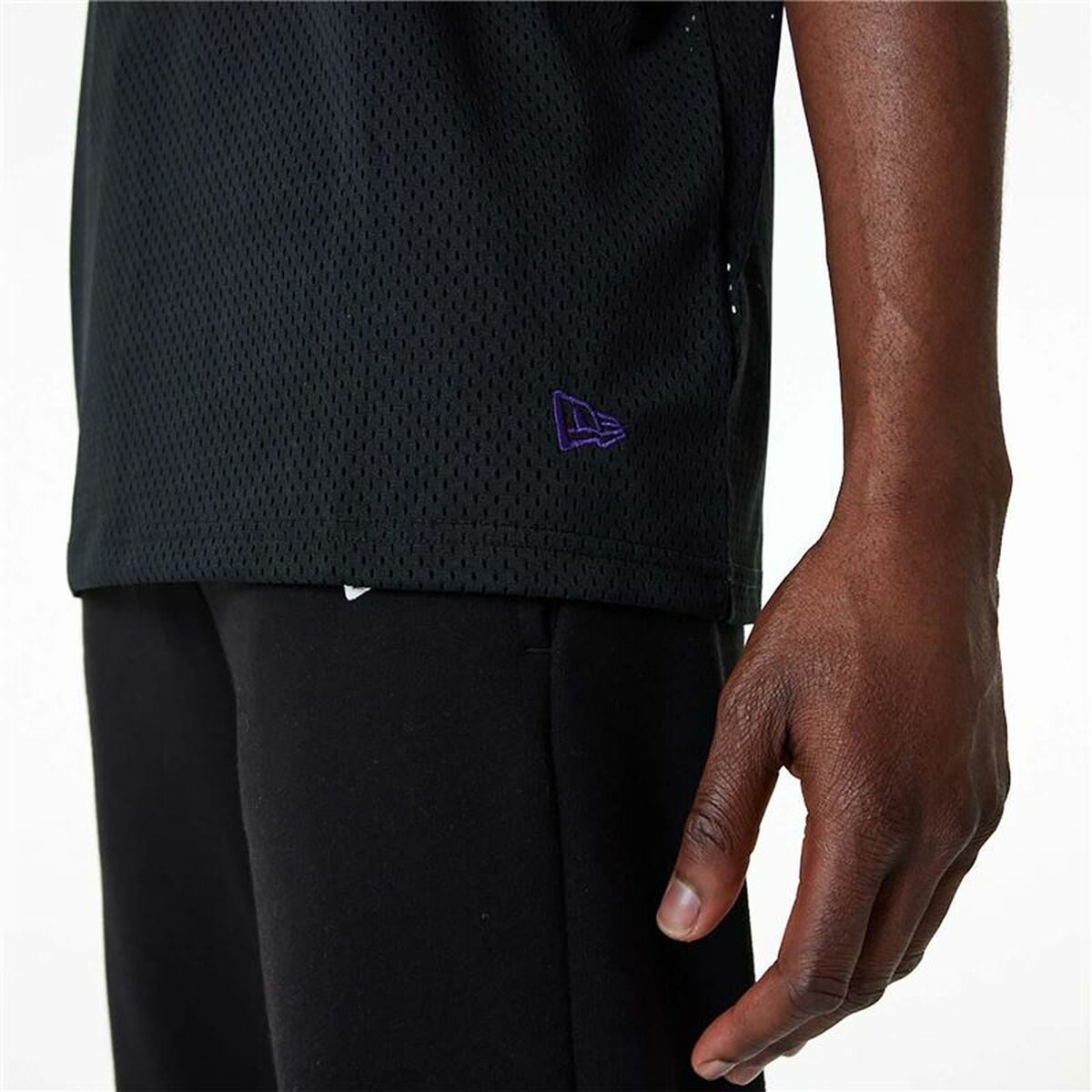 Baskettröja New Era Mesh LA Lakers Svart - 2