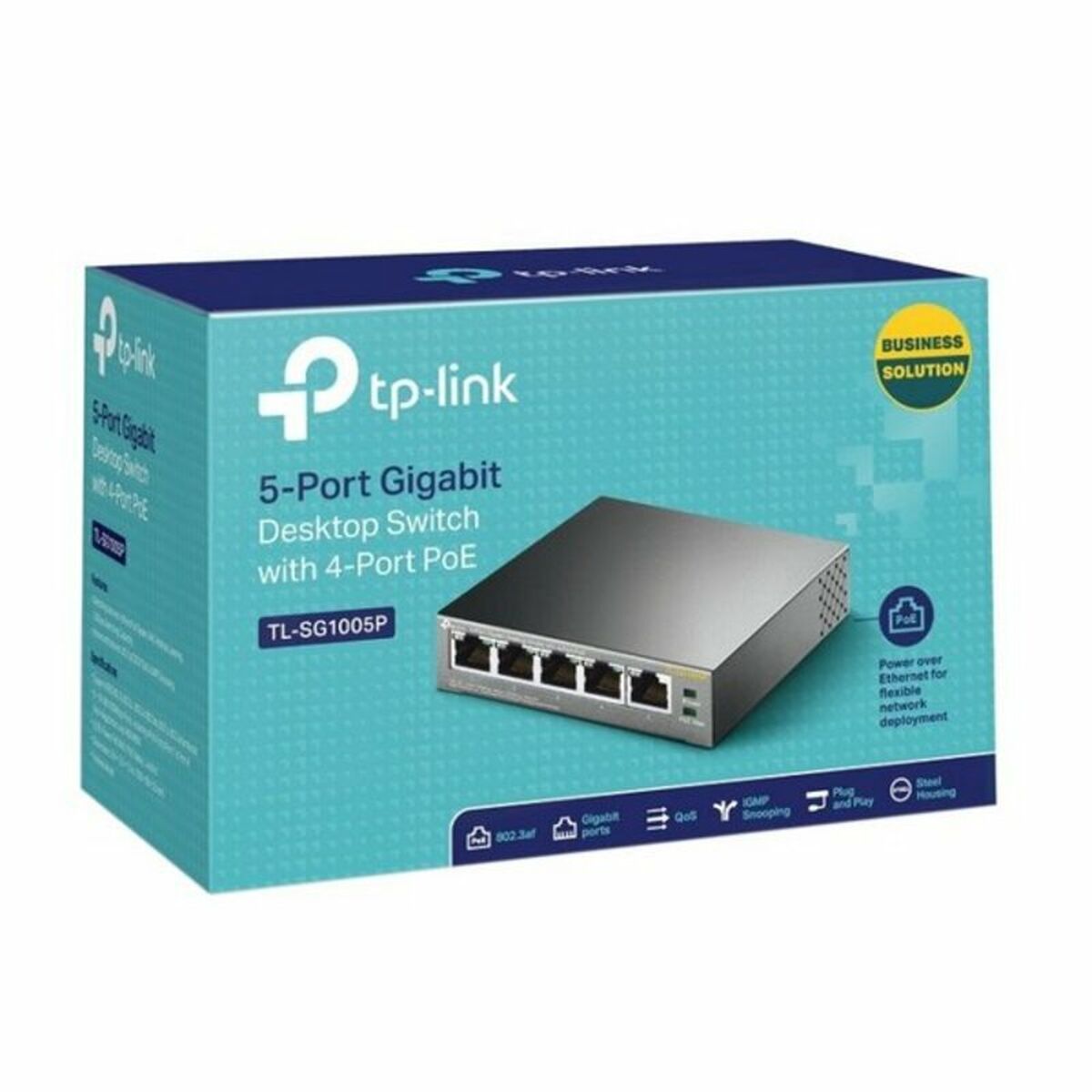 Skrivbords omkopplare TP-Link TL-SG1005P LAN PoE - 4
