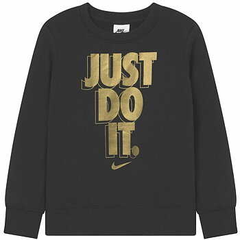 Tröja utan huva Barn Nike Gifting Svart
