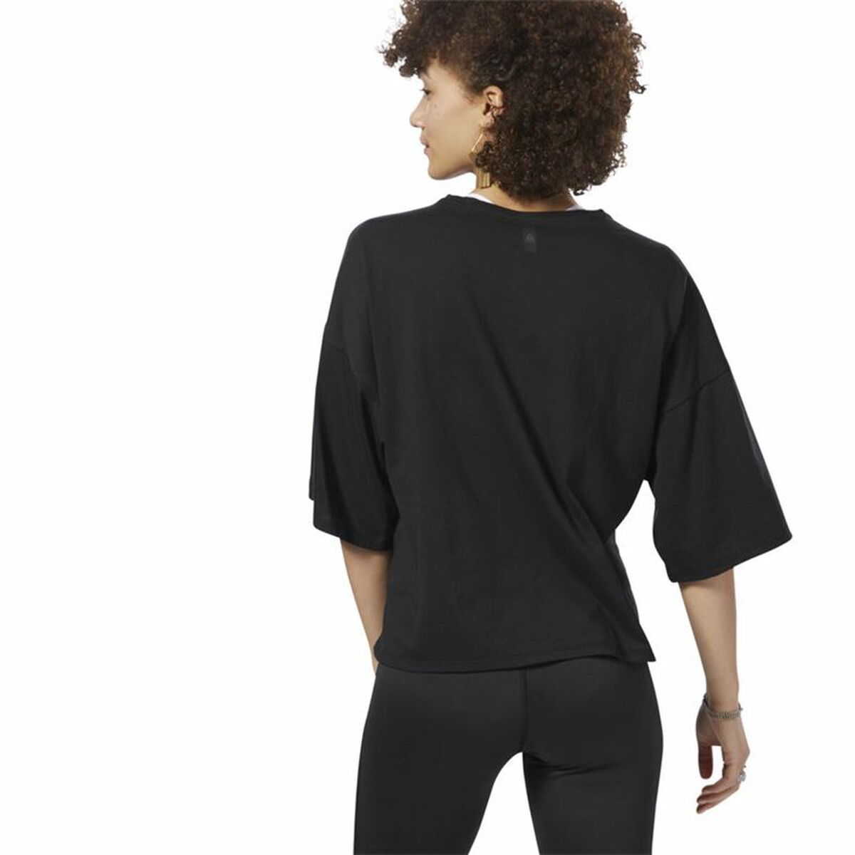 T-shirt med lång ärm Dam Reebok Svart - 4