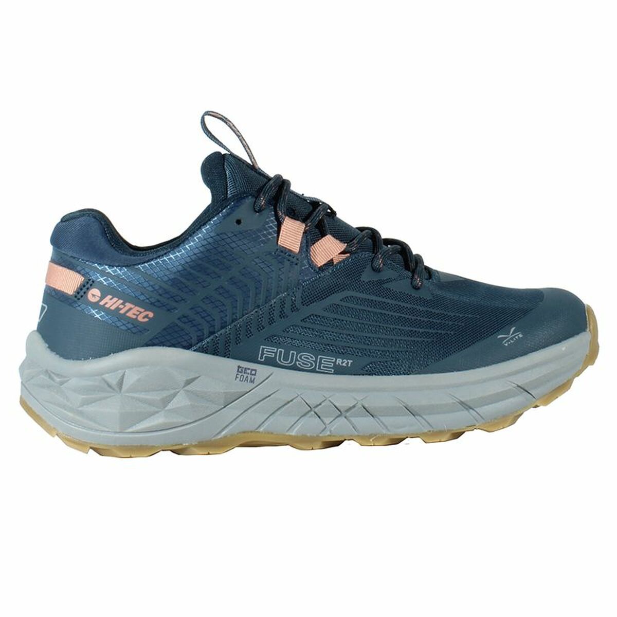Gymnastiksko, Dam Hi-Tec Fuse Trail Low Blå