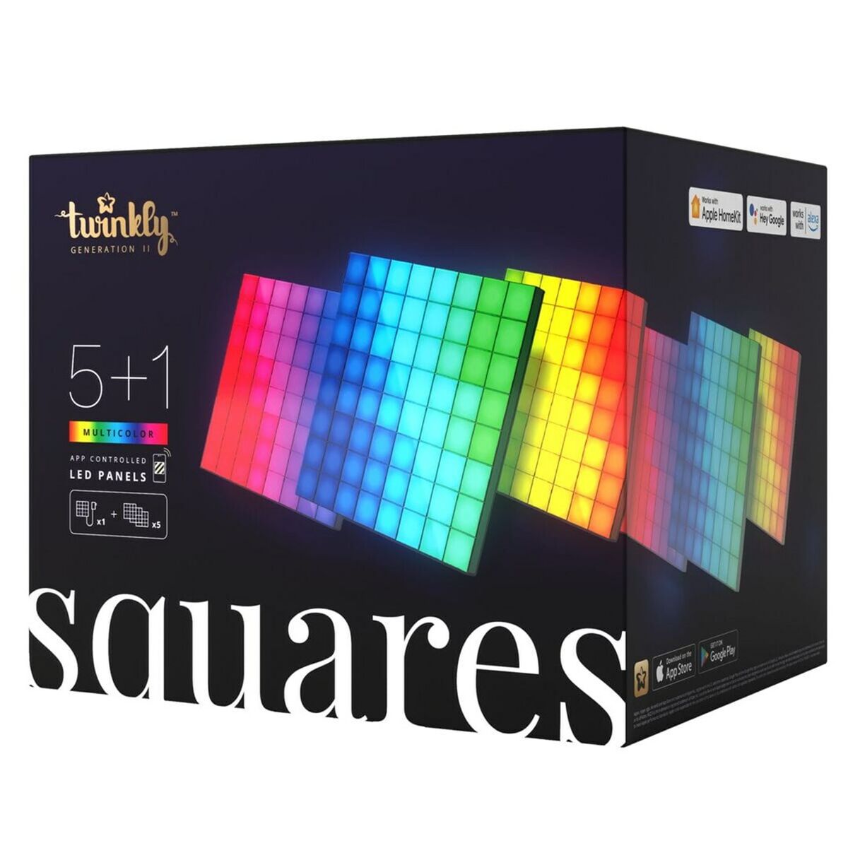 Smart-Lampa Twinkly Squares - 9